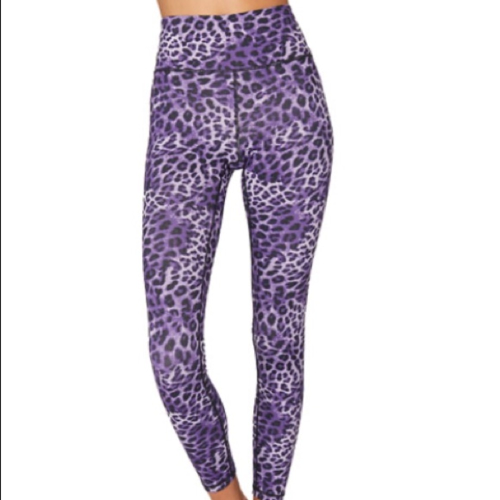 NWT Spiritual Gangster Purple Cheetah Leggings